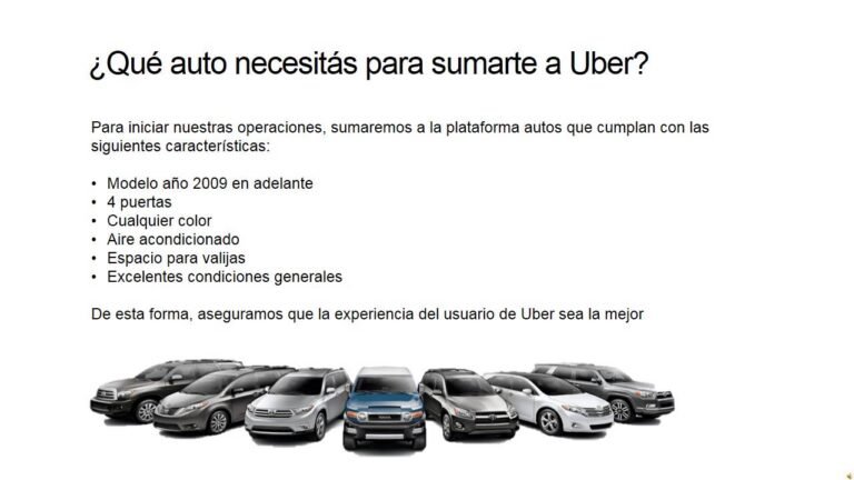 A partir de qué edad se puede conducir para Uber en Argentina