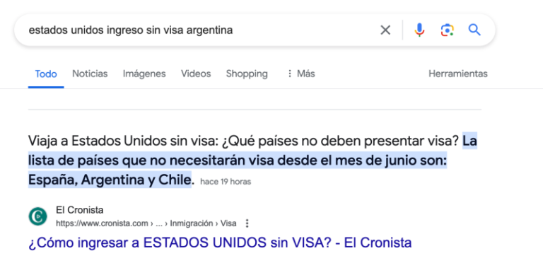 Argentina No Necesita Visa Para Estados Unidos: Es Real o Mito