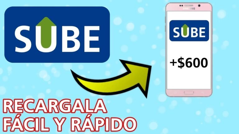 Cómo cargar la tarjeta SUBE desde el celular fácil y rápido
