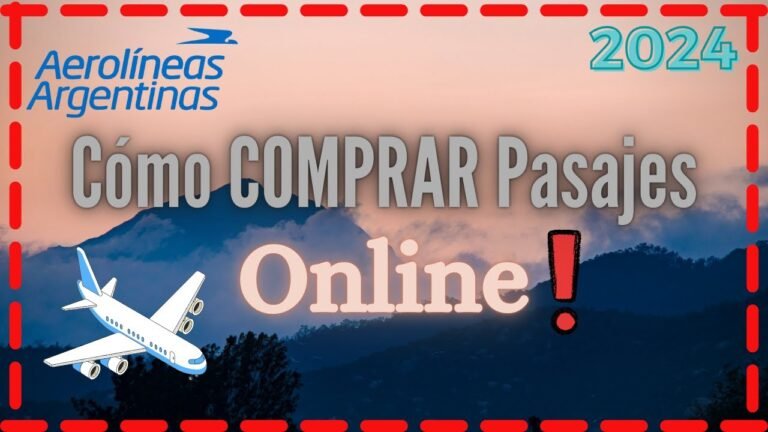 Cómo Comprar Pasajes de Aerolíneas Argentinas a Río Gallegos