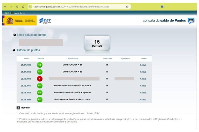 Cómo Consultar Cuántos Puntos Tengo en El Registro de Infracciones 15 como consultar cuantos puntos tengo en el registro de infracciones