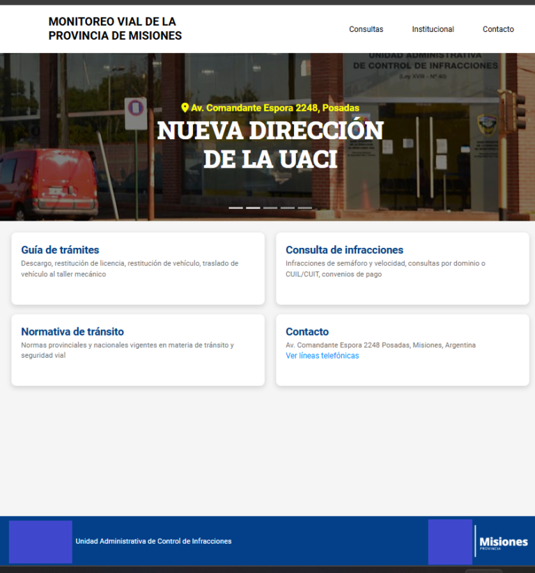 como consultar multas y monitoreo vial en misiones rapidamente