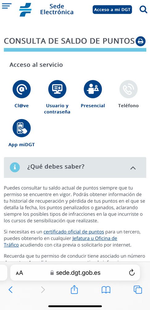 como consultar y recuperar los puntos del carnet de conducir