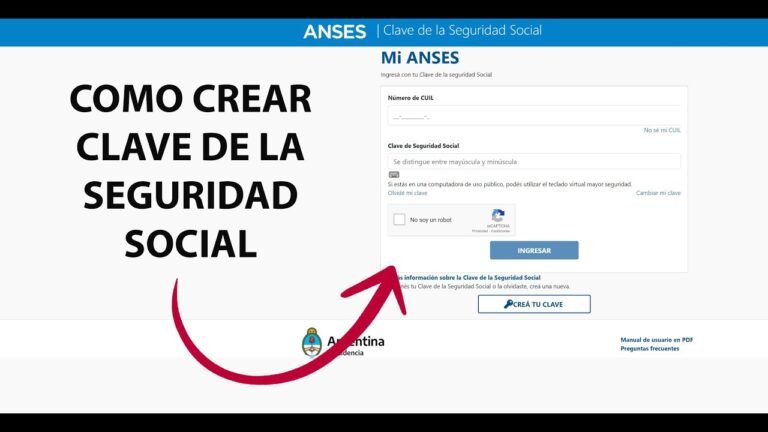 como crear tu clave anses rapidamente y sin complicaciones