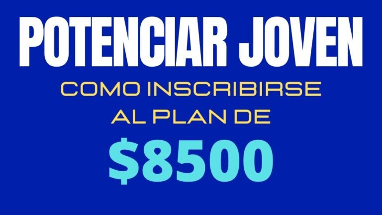 como hacer la inscripcion al plan potenciar joven en anses