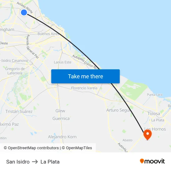 Cómo Llego En Colectivo Desde San Isidro Hasta La Plata