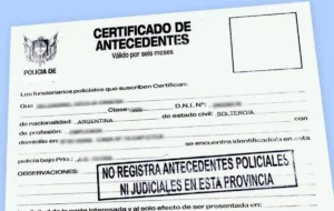 como obtener los antecedentes penales provinciales y nacionales en argentina