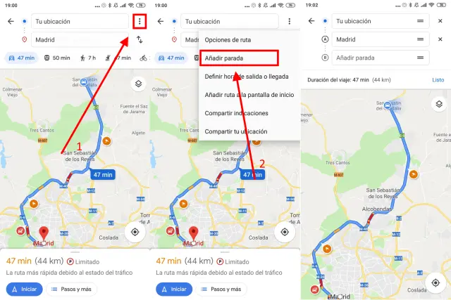 como puedo agregar una parada en google maps facilmente