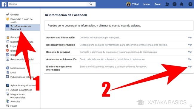 Cómo puedo eliminar una cuenta de Facebook si no puedo entrar