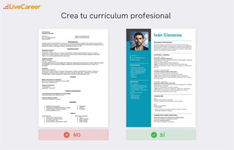 como se hace un curriculum vitae para trabajo efectivo