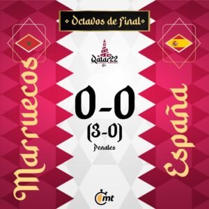 cual fue el resultado del partido espana vs marruecos