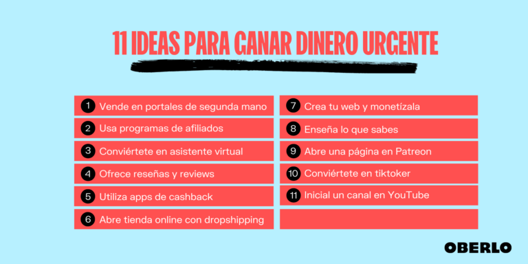 cuales son las mejores ideas para hacer plata rapido y sin inversion