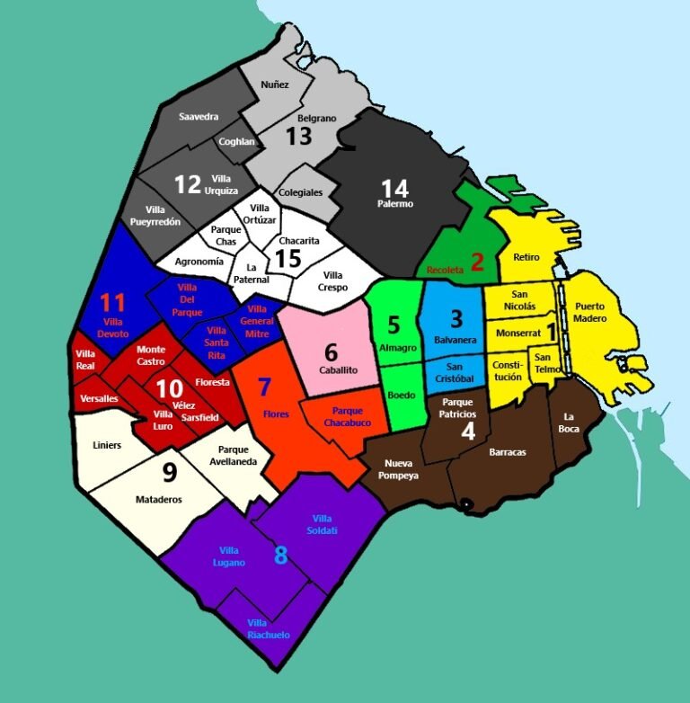cuantos barrios tiene la ciudad autonoma de buenos aires