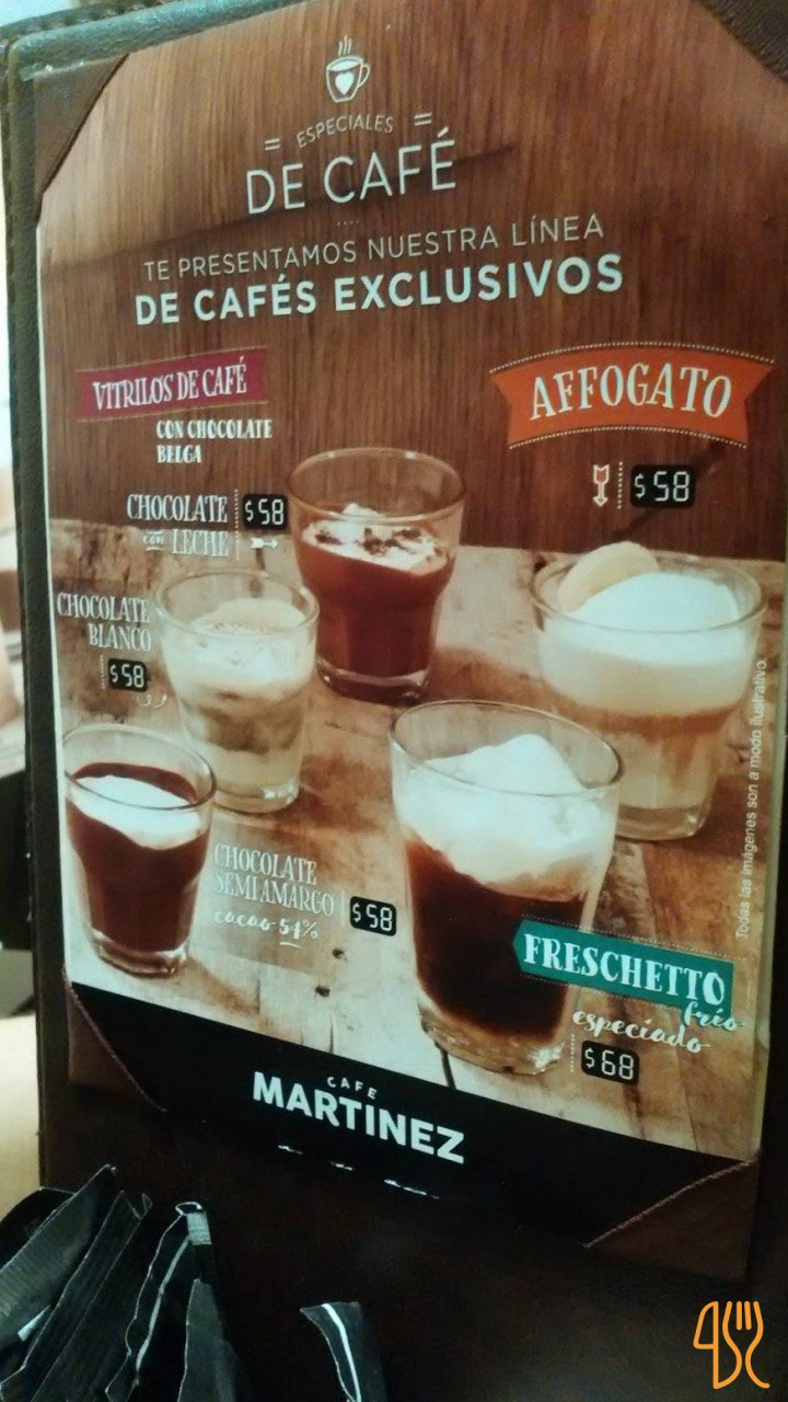 donde esta cafe martinez en monte grande y que opciones ofrece