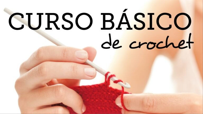 Dónde puedo encontrar un curso de tejido a crochet para principiantes