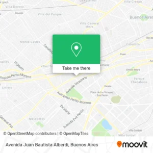donde queda y que comercios tiene la av juan bautista alberdi