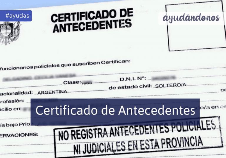 El Certificado de Buena Conducta es lo Mismo que los Antecedentes Penales
