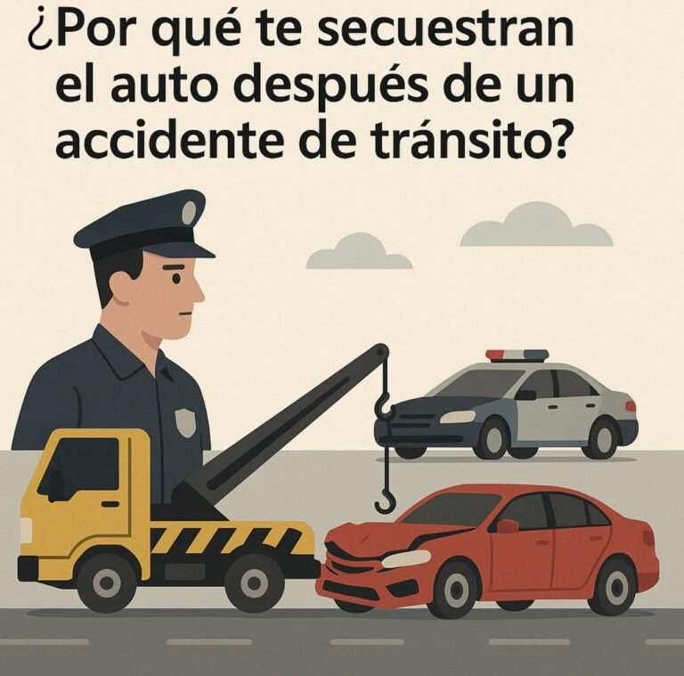la policia puede secuestrar tu auto y en que casos ocurre