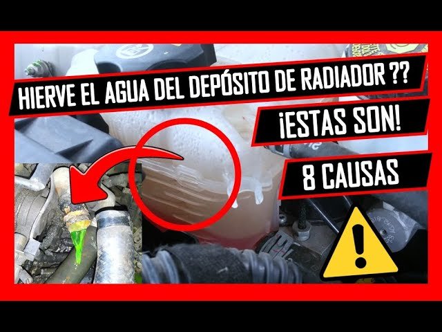 por que hierve el agua del auto y que problemas puede causar