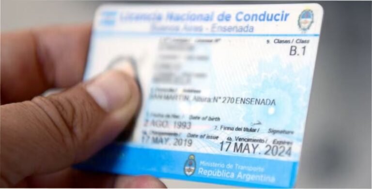 puedo manejar con el registro vencido en argentina sin multas