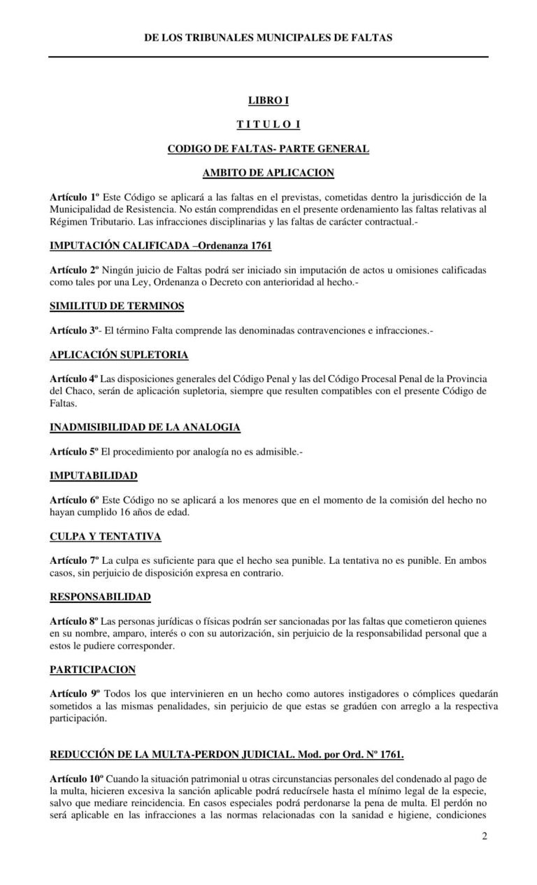 que es un juzgado de falta y cuando se aplica la resistencia