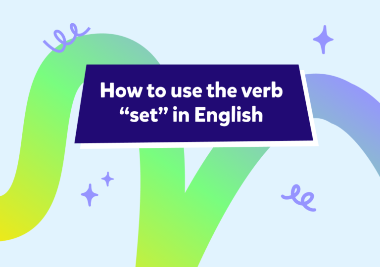 que significa set en ingles y como se usa en diferentes contextos