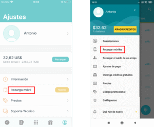 se puede hacer una recarga telefonica de un pais a otro